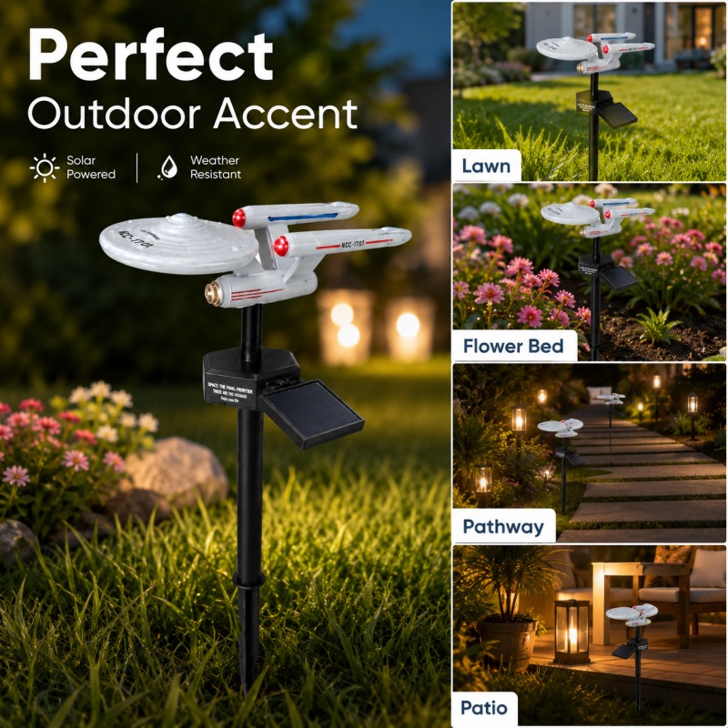 Smart Garden Spotlights - Lampu Taman Tenaga Surya Star Trek