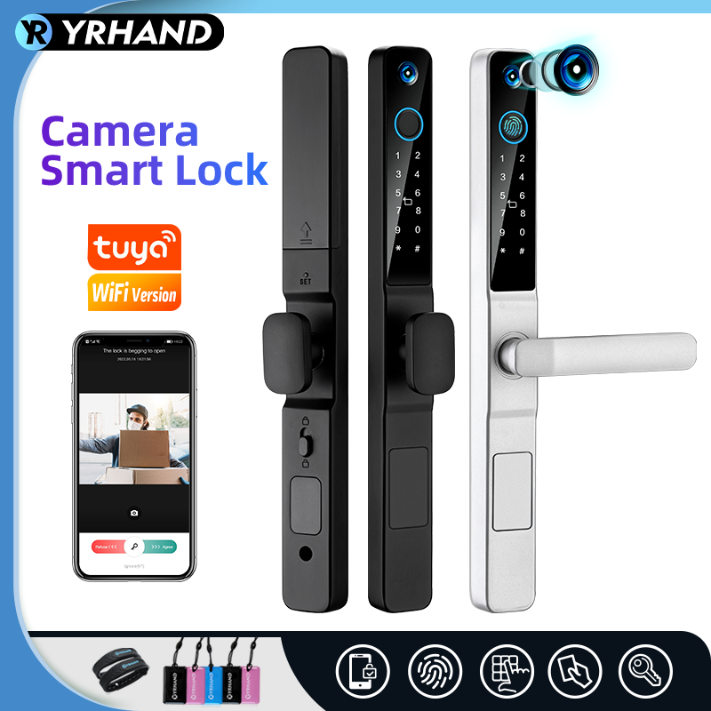 Smart Garden Gate Lock - YRHAND IP66 tanpa kunci mata kucing