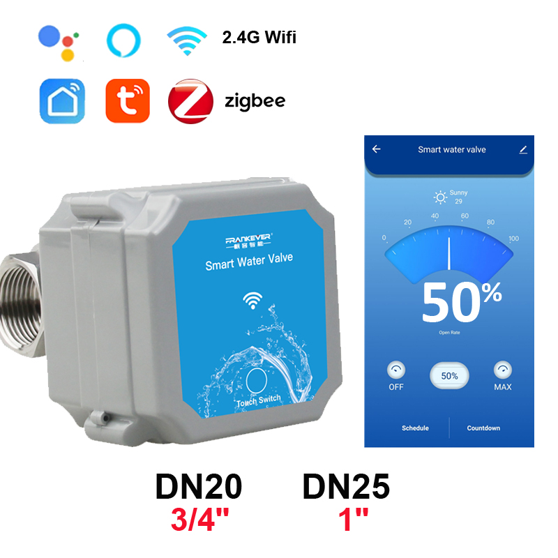 Smart Garden Gate - Katup Bola Air Cerdas Tuya Zigbee