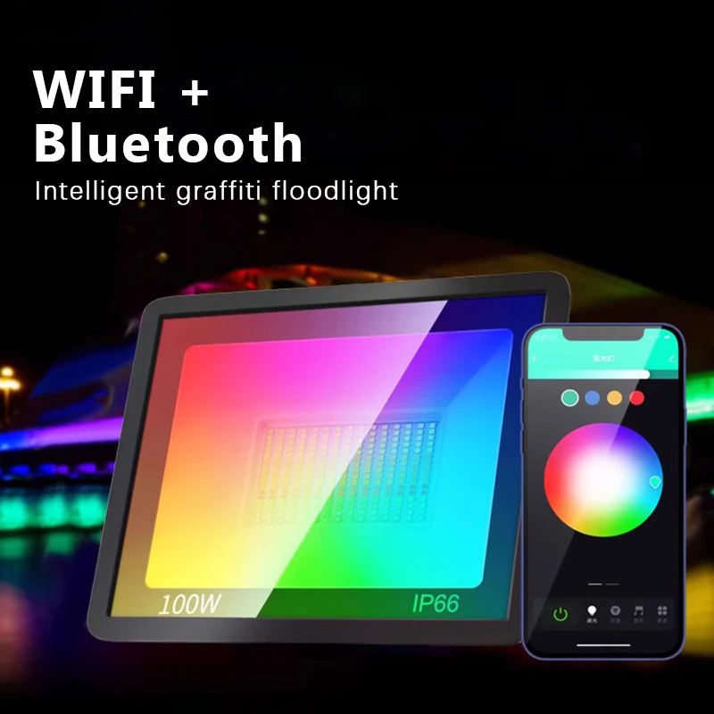 Smart Garden Drawing - RGB TUYA lampu sorot aplikasi pintar