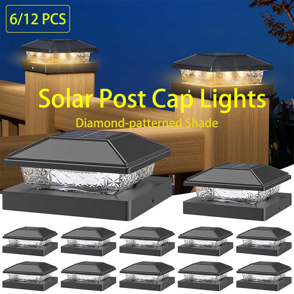 Smart Garden Gate - Lampu Tiang Tenaga Surya Luar Ruangan