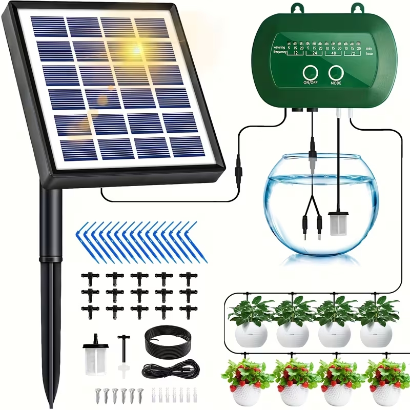 Smart Garden Technology - Kit Penyiraman Otomatis Tenaga Surya untuk