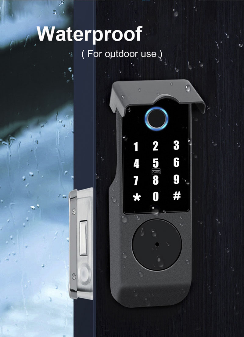 Smart Garden Gate - Kunci Elektronik Pintar Tuya Wifi Tahan