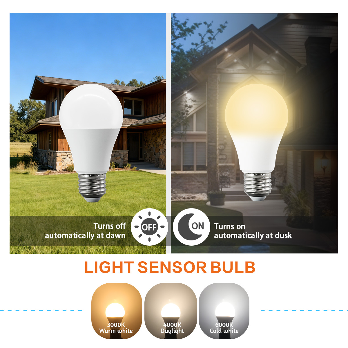 Smart Garden Led Lights - 10 Buah Lampu Sensor Otomatis ON