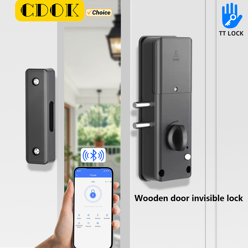Smart Garden Gate Lock - CDOK RX02 TTlock Bluetooth, Kunci Pintu