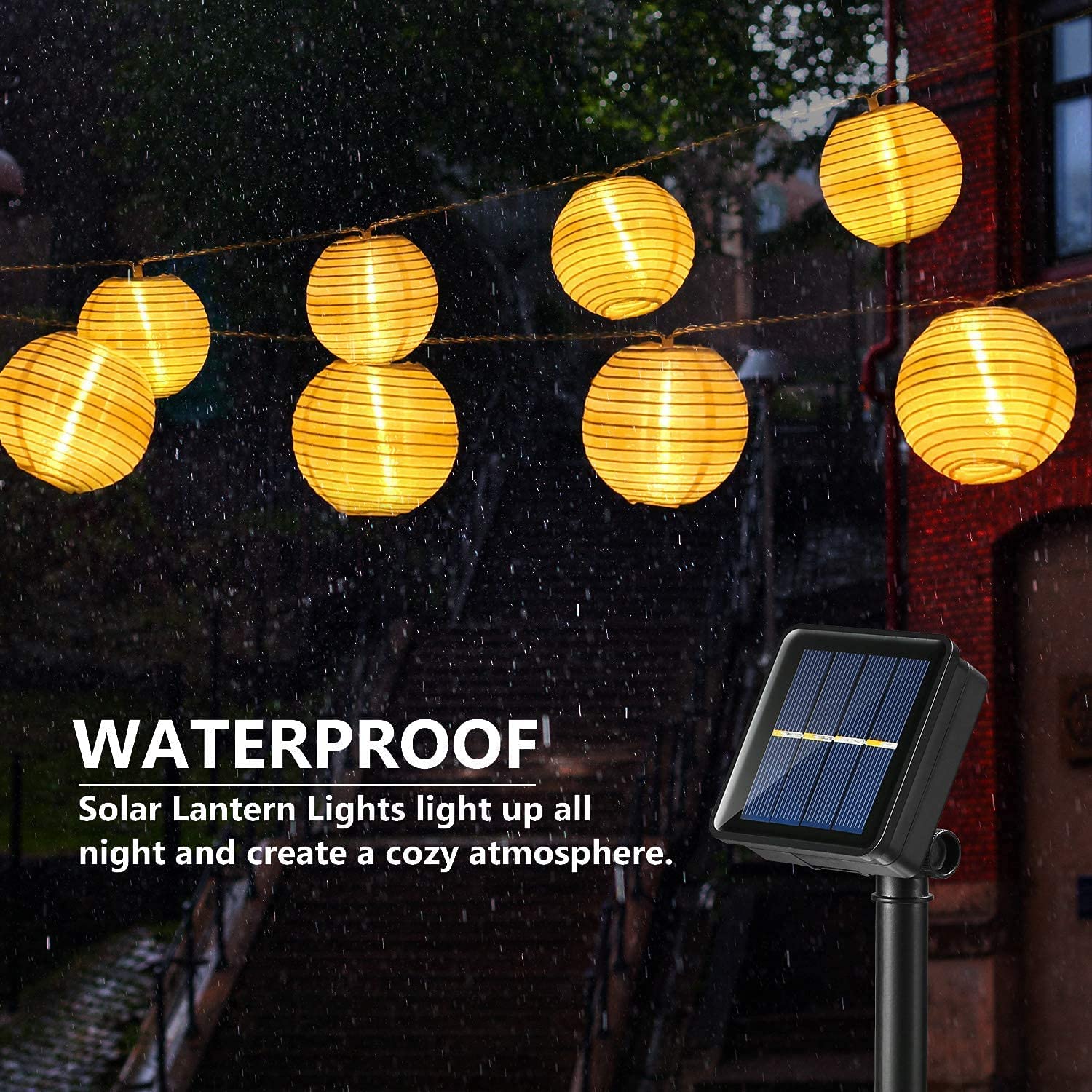 Lampu peri tali tenaga surya,  - Smart Garden Spotlights ulasan dan harga