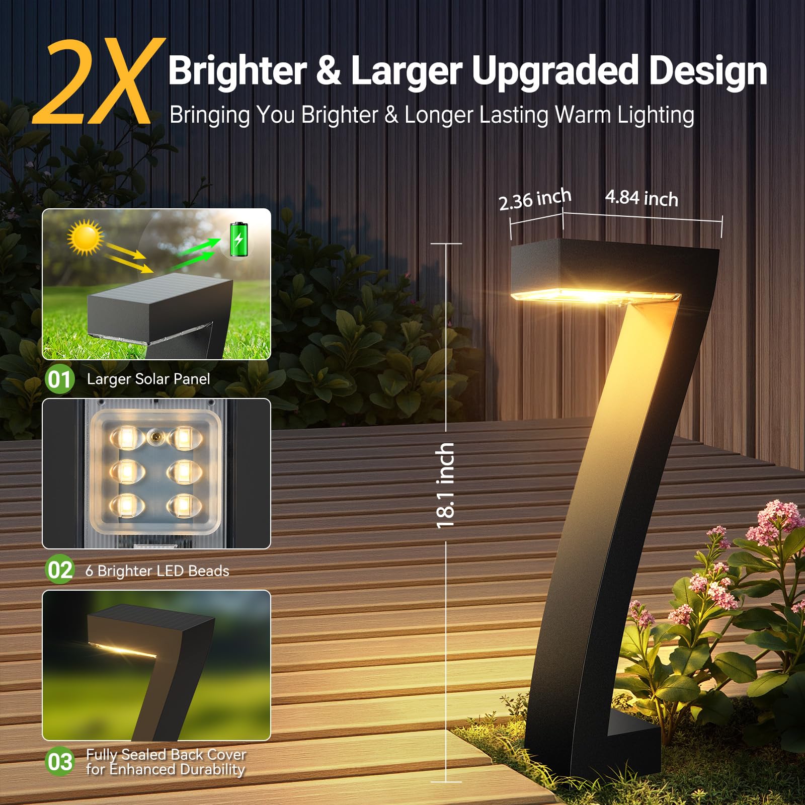 Lampu Taman Tenaga Surya LED T - Smart Garden Spotlights ulasan dan harga