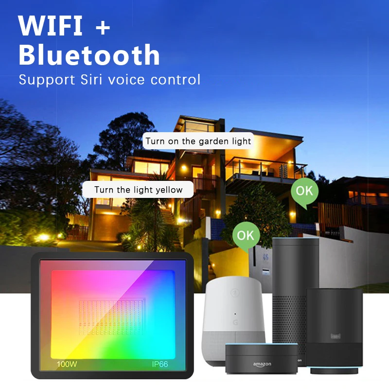 RGB TUYA lampu sorot aplikasi  - Smart Garden Drawing ulasan dan harga