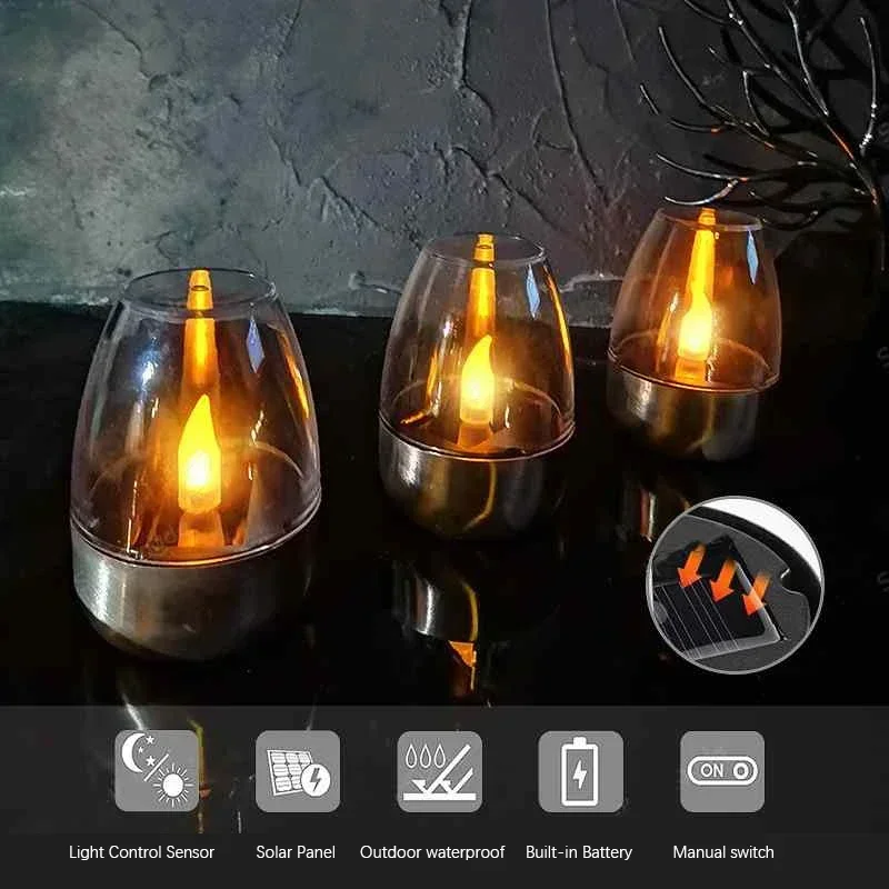 Lampu lilin tenaga surya LED,  - Smart Garden Spotlights ulasan dan harga