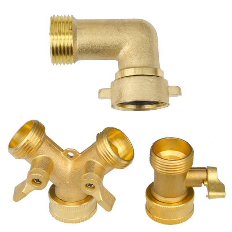 Tugas berat kuningan 1-2-4 car - Smart Garden Hose Valve ulasan dan harga