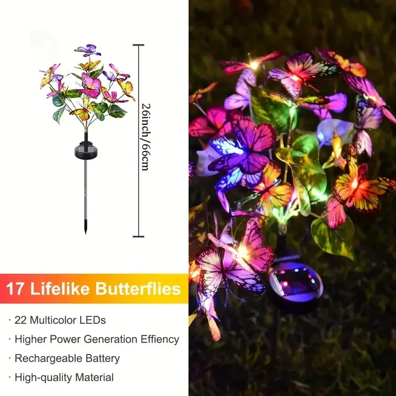 Lampu Taman Kupu-kupu LED Sury - Smart Garden Spotlights ulasan dan harga