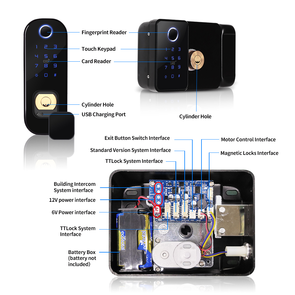 TTLOCK APP kunci pelek sidik j - Smart Garden Gate ulasan dan harga
