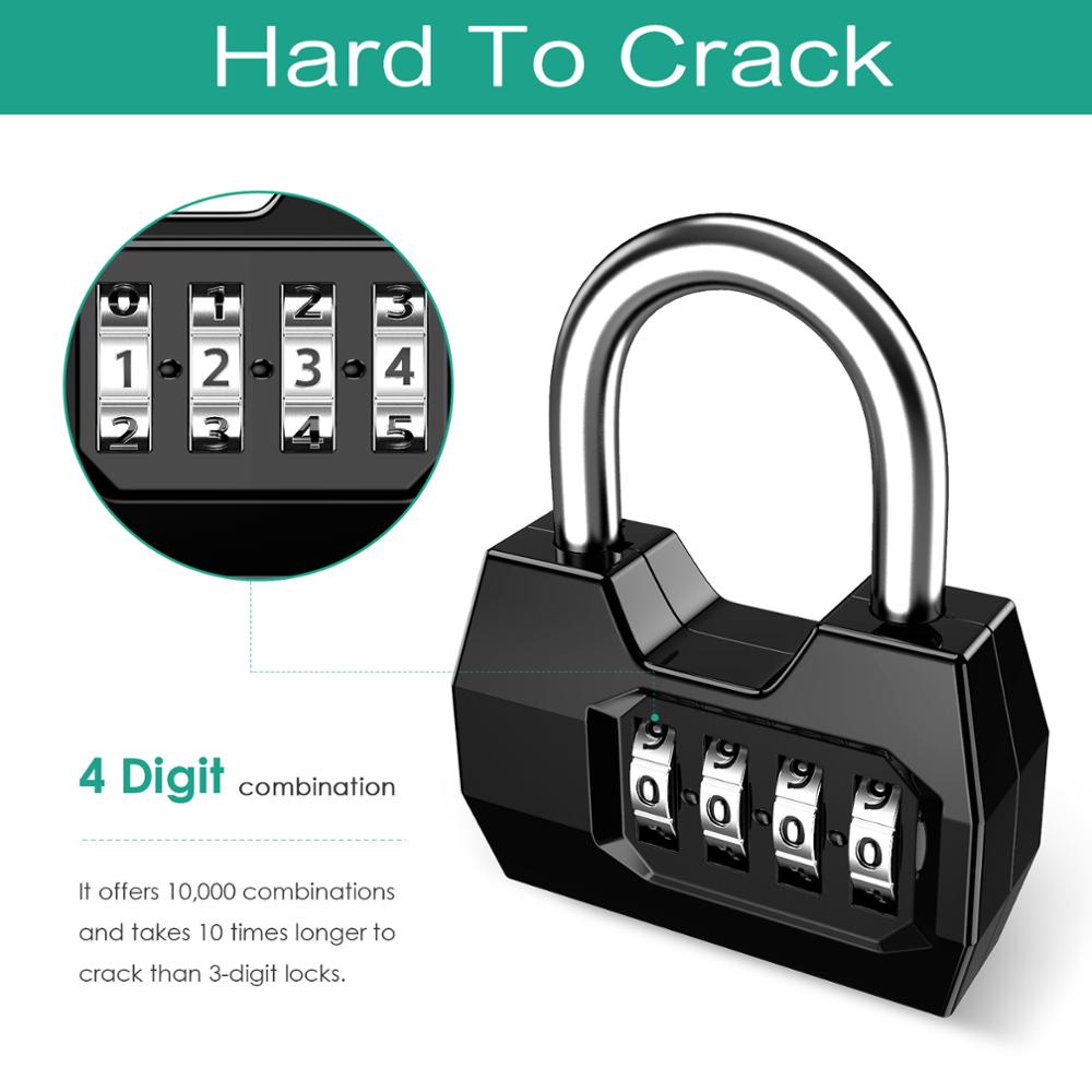 ORIA gembok kombinasi 4-Digit  - Smart Garden Gate Lock ulasan dan harga