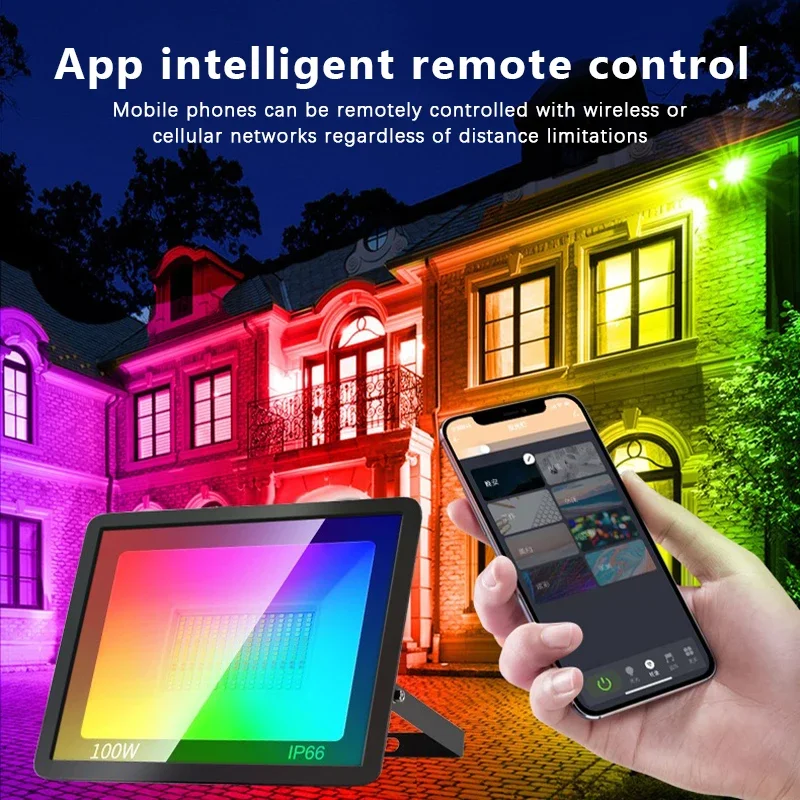 Lampu Sorot RGB TUYA Kontrol S - Smart Garden Drawing ulasan dan harga