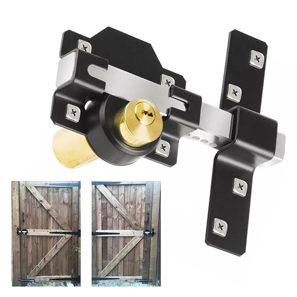 Barn Door Lock,Garage Gate Loc - Smart Garden Gate Lock ulasan dan harga