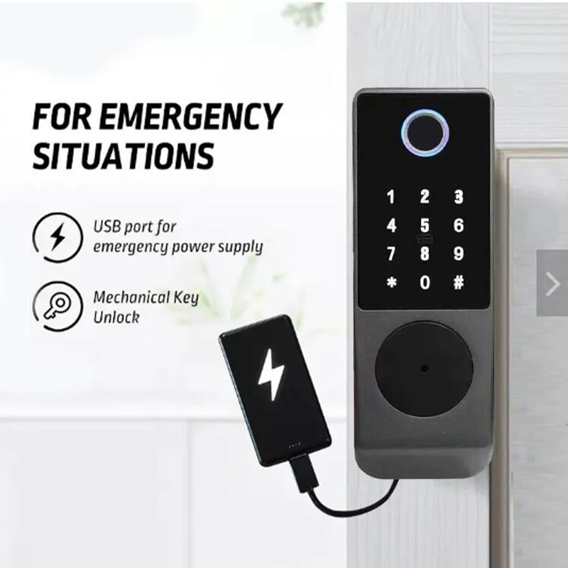 Kunci pintar Wifi Tuya, kunci  - Smart Garden Gate ulasan dan harga