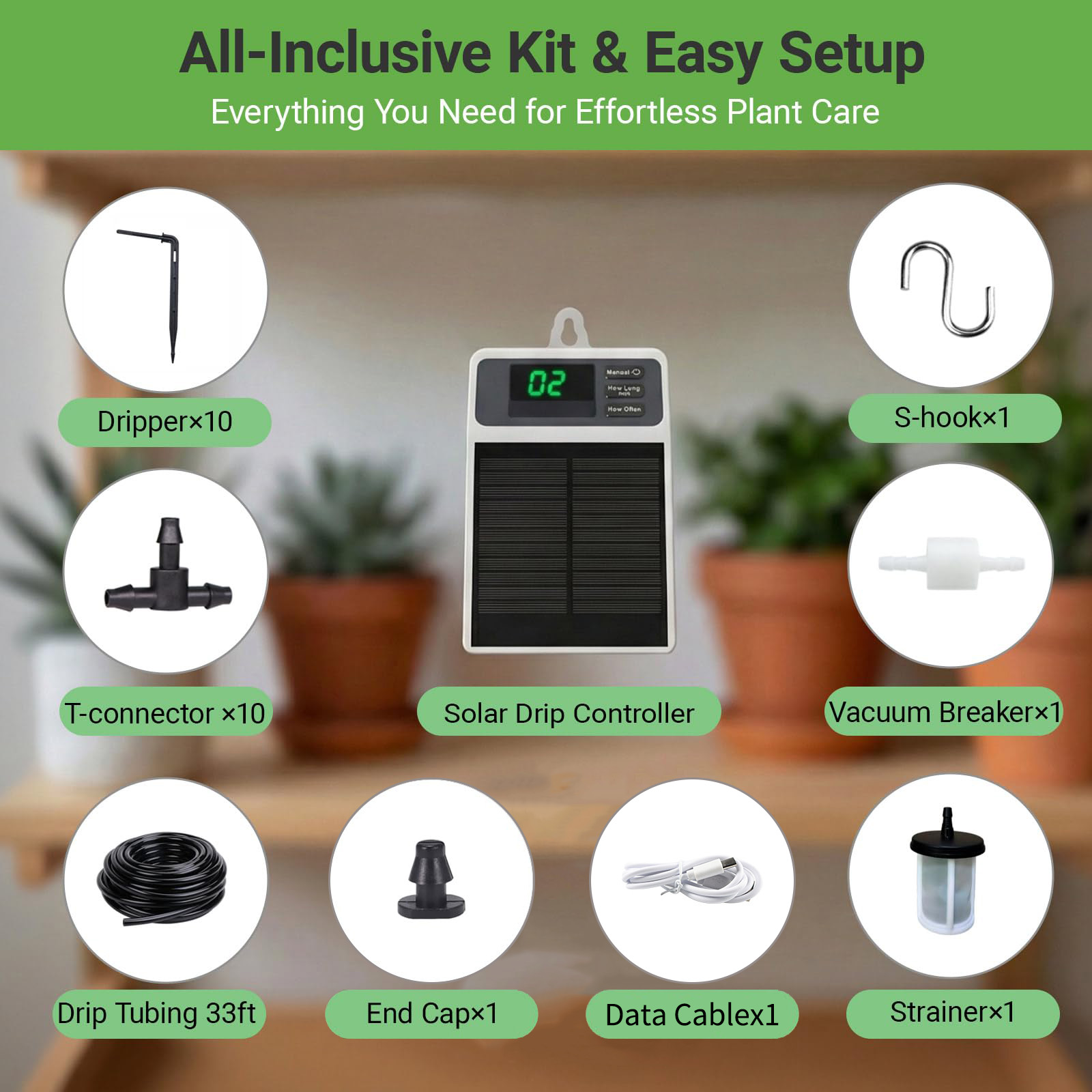 Sistem Irigasi Tetes Tenaga Su - Smart Garden Technology ulasan dan harga