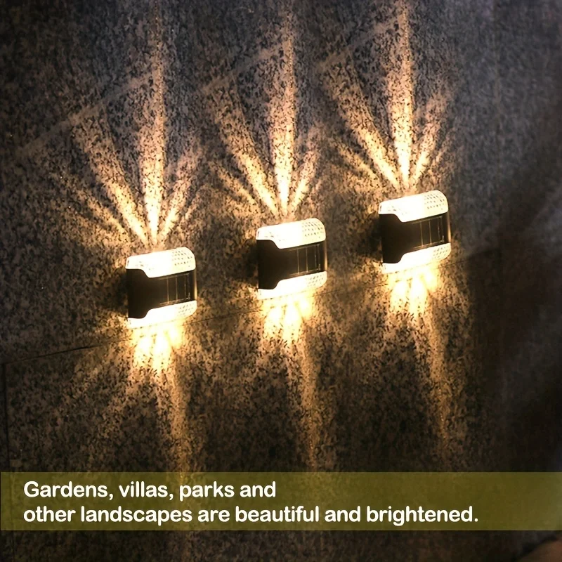 4pc Lampu Dinding Tenaga Surya - Smart Garden Led Lights ulasan dan harga
