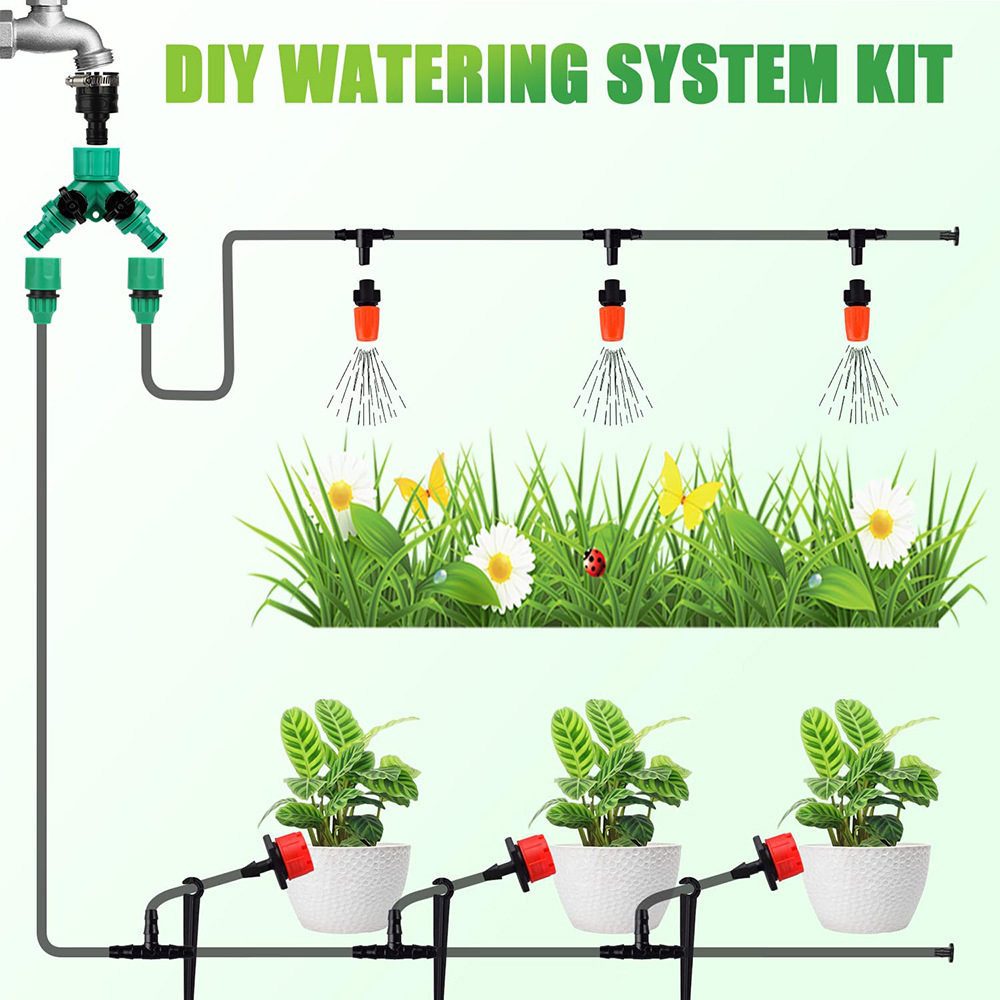 148pcs/set Kit Penyiraman Otom - Smart Garden Technology ulasan dan harga