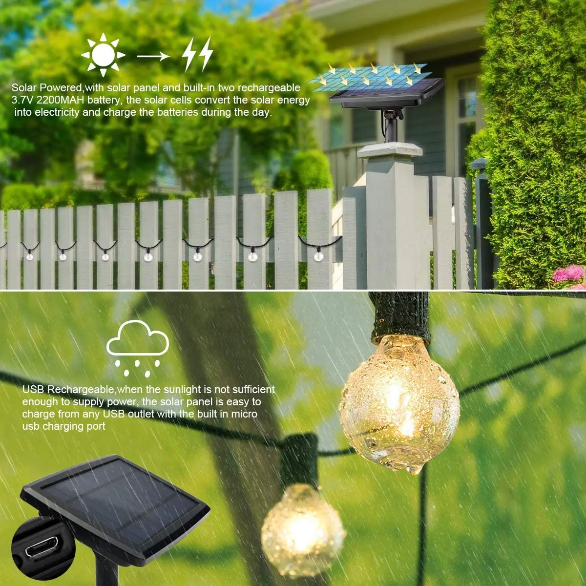 Lampu Setrip Led Tenaga Surya  - Smart Garden Spotlights ulasan dan harga