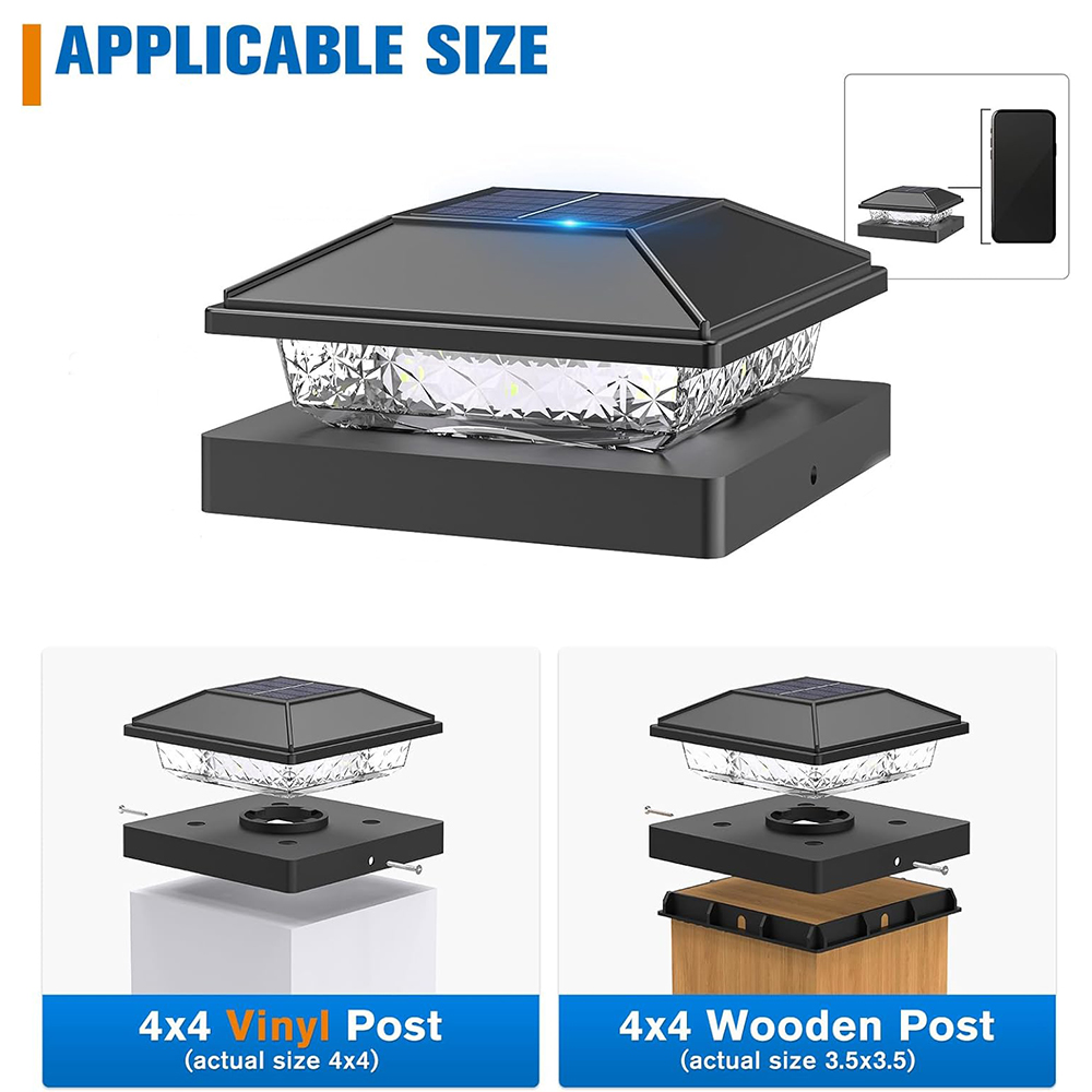 Lampu Tiang Tenaga Surya Luar  - Smart Garden Gate ulasan dan harga