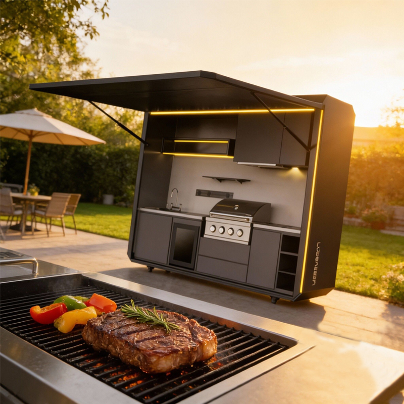 Dapur lipat luar ruangan terin - Smart Garden Mirrors ulasan dan harga