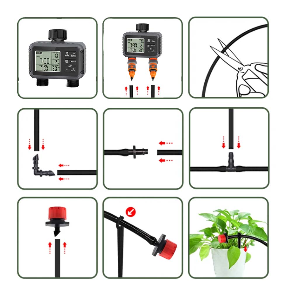 Kit Irigasi Otomatis dengan Ti - Smart Garden Timer ulasan dan harga
