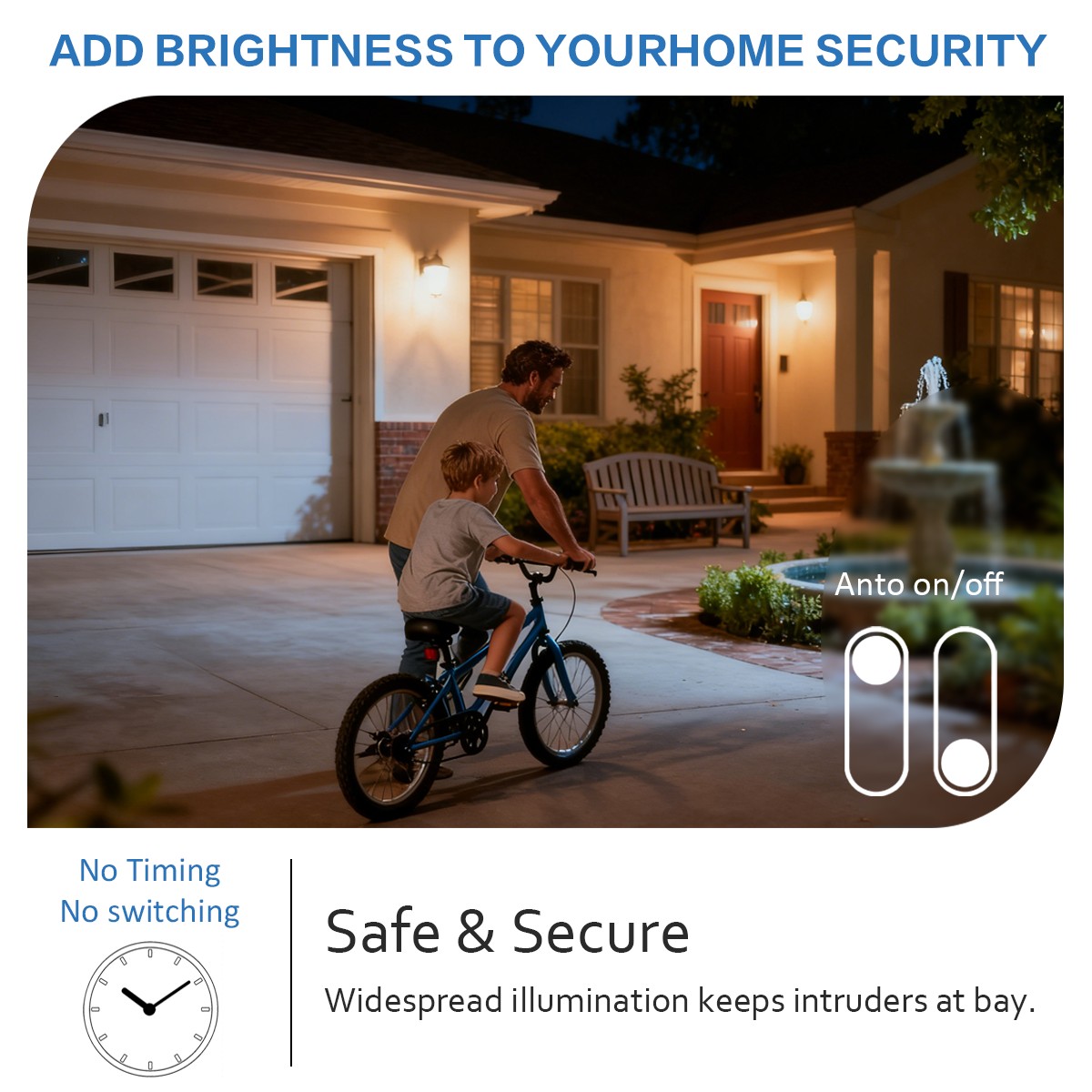10 Buah Lampu Sensor Otomatis  - Smart Garden Led Lights ulasan dan harga