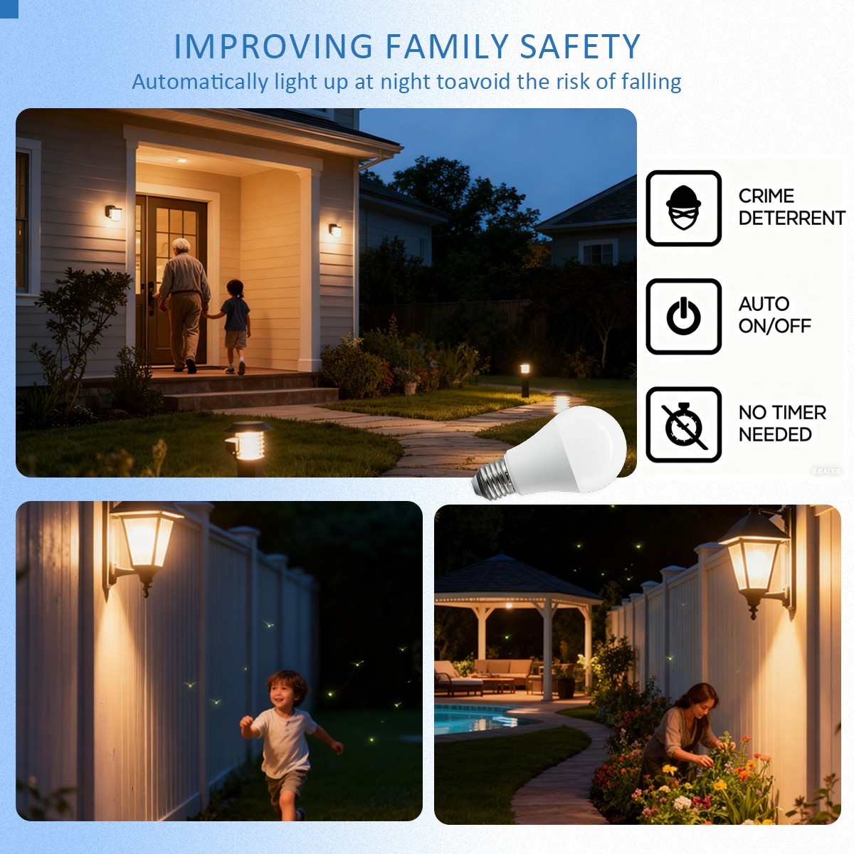 10 Buah Lampu Sensor Otomatis  - Smart Garden Led Lights ulasan dan harga