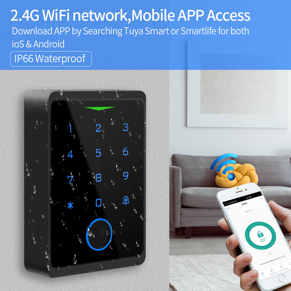 Tuya Kit Kontrol Akses Sidik J - Smart Garden Gate Lock ulasan dan harga
