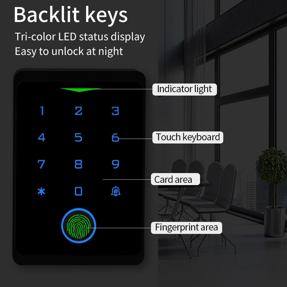 Tuya Kit Kontrol Akses Sidik J - Smart Garden Gate Lock ulasan dan harga