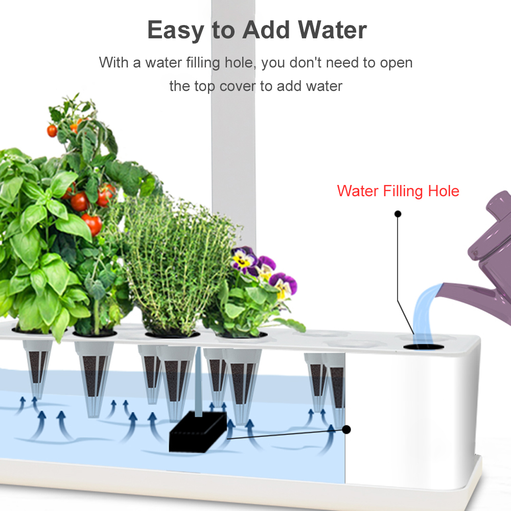 Hidroponik pintar sistem pertu - Smart Garden Led Lights ulasan dan harga