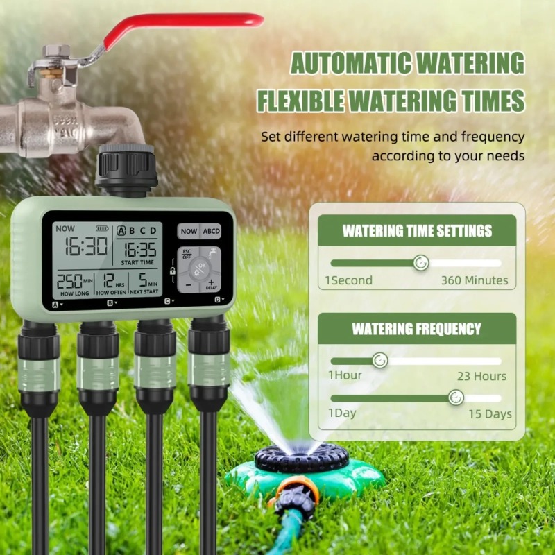 Timer Penyiraman Taman Digital - Smart Garden Technology ulasan dan harga