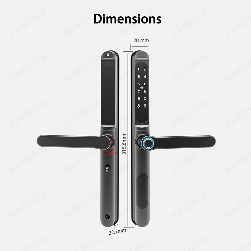 TTLock App kunci pintu alumini - Smart Garden Gate Lock ulasan dan harga